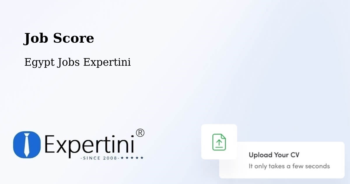 Job Score & Job Description Score Tool – Fustat - Egypt Jobs Expertini