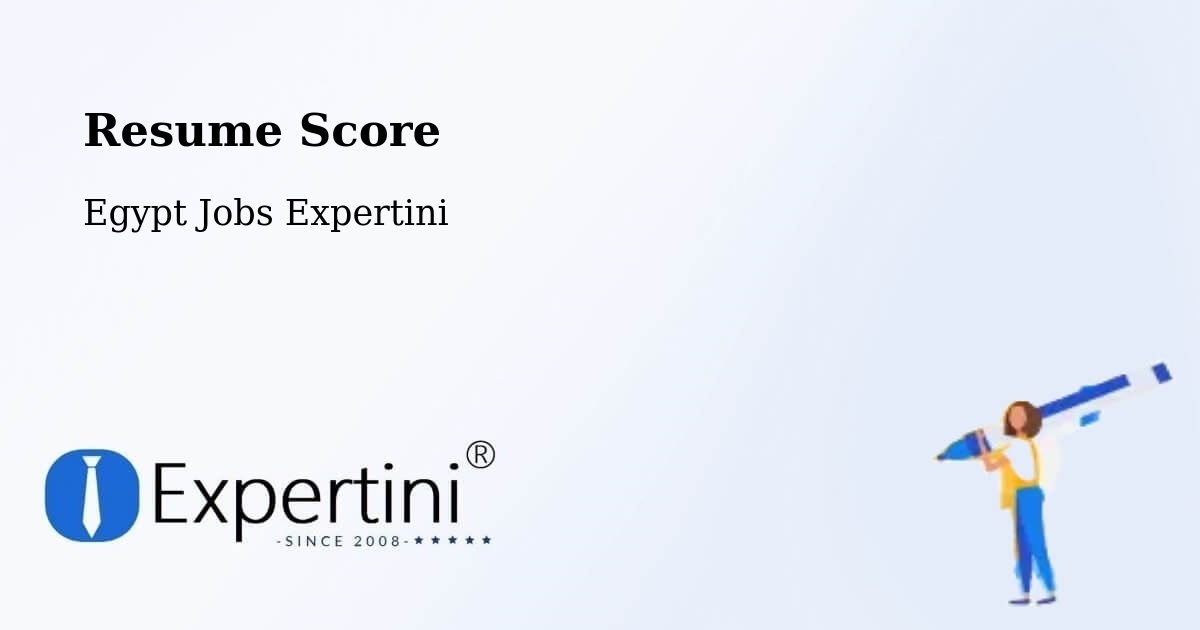 Resume Score & Job Description Match Tool – Fustat - Egypt Jobs Expertini